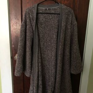 Soft gray cardigan